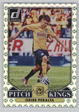 2015 Panini Donruss - Pitch Kings - Green Soccer Ball #22 - Oribe Peralta /25