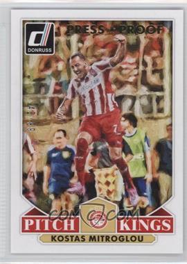 2015 Panini Donruss - Pitch Kings - Press Proof Gold #16 - Kostas Mitroglou /99