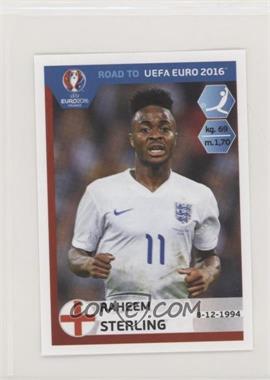 2015 Panini Road to UEFA Euro 2016 Stickers - [Base] #77 - Raheem Sterling