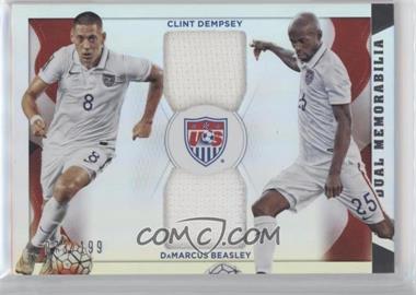 2015 Panini USA Soccer National Team - USA Dual Memorabilia #8 - Clint Dempsey, DaMarcus Beasley /199