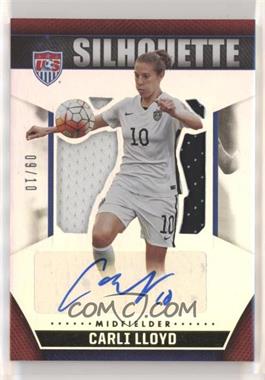 2015 Panini USA Soccer National Team - USA Silhouette Signatures - Prime #5 - Carli Lloyd /10