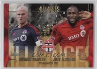 Michael Bradley, Jozy Altidore [Noted] #/50