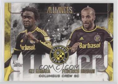 2015 Topps Apex - Alliances #A-9 - Kei Kamara, Federico Higuain