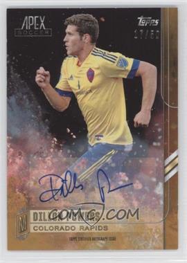 2015 Topps Apex - [Base] - Gold Autographs #63 - Dillon Powers /50