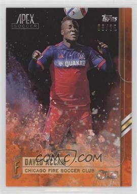 2015 Topps Apex - [Base] - Orange #89 - David Accam /25