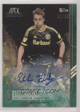 2015 Topps Apex - [Base] - Retail Green Autographs #7 - Ethan Finlay /99