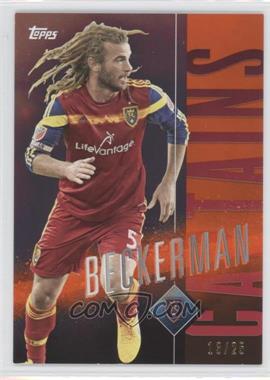 2015 Topps Apex - Captains - Orange #C-15 - Kyle Beckerman /25