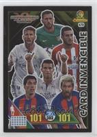 Card Invencible - Jan Oblak, Sergio Ramos, Koke, Cristiano Ronaldo, Luis Suarez…