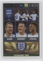 Attacking Trio - Harry Kane, Wayne Rooney, Raheem Sterling