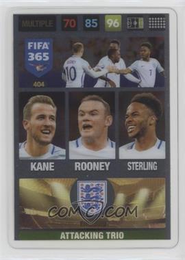 2016-17 Panini Adrenalyn XL Fifa 365 - [Base] #404 - Attacking Trio - Harry Kane, Wayne Rooney, Raheem Sterling