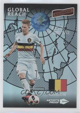 2016-17 Panini Aficionado - [Base] - Artist's Proof #161 - Global Reach - Kevin De Bruyne