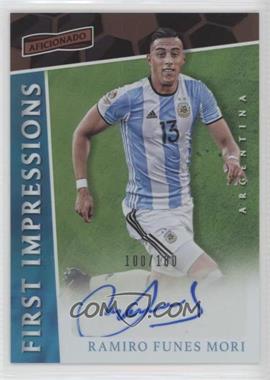 2016-17 Panini Aficionado - First Impressions #FI-RFM - Ramiro Funes Mori /100