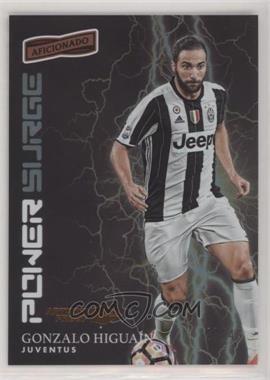 2016-17 Panini Aficionado - Power Surge - Artist's Proof Bronze #PS-18 - Gonzalo Higuain /49