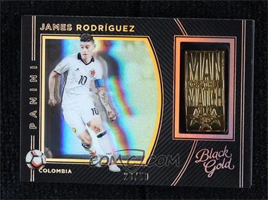 2016-17 Panini Black Gold - Man of the Match - Holo Gold #MM-JR - James Rodriguez /50