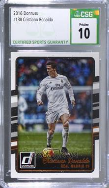 2016-17 Panini Donruss - [Base] #138 - Cristiano Ronaldo [CSG 10 Pristine]