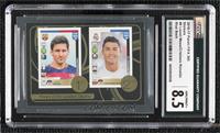 Golden Sticker - Lionel Messi, Cristiano Ronaldo [CGC 8.5 NM/Mint+]