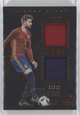 2016-17 Panini Noir - Dual Memorabilia - Bronze #DM-GP - Gerard Pique /49