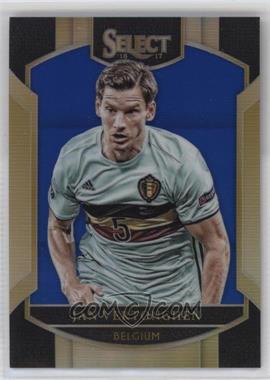 2016-17 Panini Select - [Base] - Blue Prizm #95 - Terrace - Jan Vertonghen /299