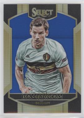 2016-17 Panini Select - [Base] - Blue Prizm #95 - Terrace - Jan Vertonghen /299