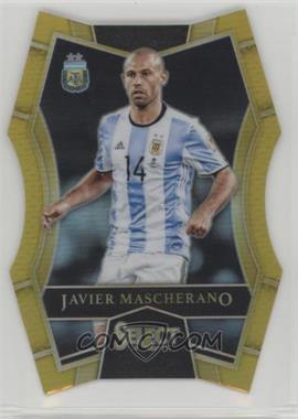 2016-17 Panini Select - [Base] - Gold Prizm #134 - Mezzanine - Javier Mascherano /10