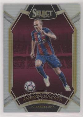2016-17 Panini Select - [Base] - Silver Prizm #225 - Field Level - Andres Iniesta