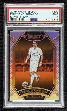 2016-17 Panini Select - [Base] - Silver Prizm #300 - Field Level - Cristiano Ronaldo [PSA 9 MINT]