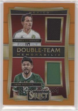 2016-17 Panini Select - Double Team Memorabilia - Orange Prizm #DT-GP - Andres Guardado, Oribe Peralta /75