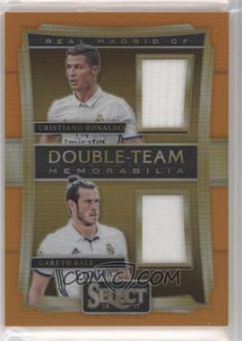 2016-17 Panini Select - Double Team Memorabilia - Orange Prizm #DT-RB - Cristiano Ronaldo, Gareth Bale /75