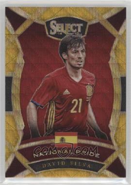 2016-17 Panini Select - National Pride - Gold Prizm #36 - David Silva /10