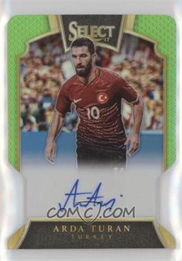 2016-17 Panini Select - Signatures - Neon Green Prizm Die-Cut #S-AT - Arda Turan /40