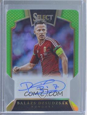 2016-17 Panini Select - Signatures - Neon Green Prizm Die-Cut #S-BDZ - Balazs Dzsudzsak /60