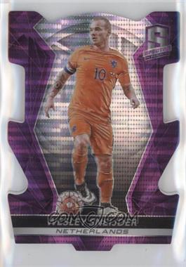 2016-17 Panini Spectra - [Base] - Purple Die-Cut #52 - Wesley Sneijder /35