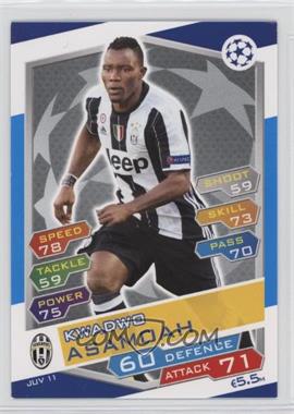 2016-17 Topps Match Attax UCL - Juventus #JUV 11b - Kwadwo Asamoah