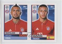 Arturo Vidal, Thiago Alcantara