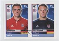 Philipp Lahm, Manuel Neuer