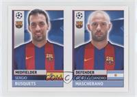 Sergio Busquets, Javier Mascherano