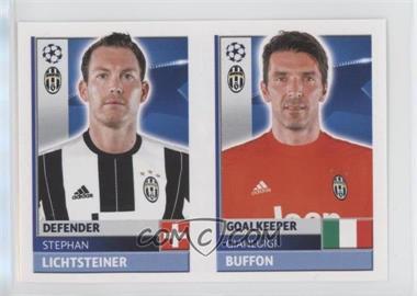 2016-17 Topps UCL Sticker - [Base] #JUV 4/5 - Gianluigi Buffon, Stephan Lichtsteiner