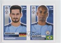 Ilkay Gundogan, Fernandinho