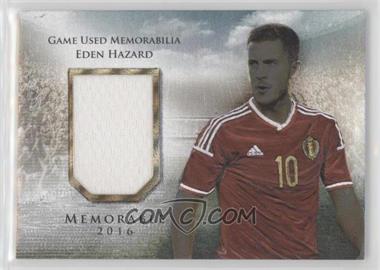 2016 Futera Unique - Memorable Memorabilia #MEM21 - Eden Hazard /99