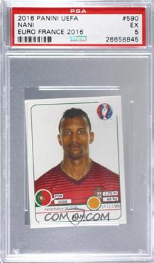 2016 Panini Euro 2016 Album Stickers - [Base] #590 - Nani [PSA 5 EX]