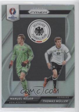 2016 Panini Prizm UEFA Euro - Country Combinations Duals - Silver Prizm #12 - Manuel Neuer, Thomas Muller