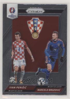 2016 Panini Prizm UEFA Euro - Country Combinations Duals #47 - Ivan Perisic, Marcelo Brozovic [EX to NM]