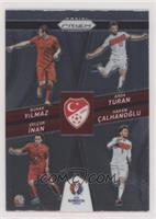 Burak Yilmaz, Arda Turan, Selcuk Inan, Hakan Calhanoglu