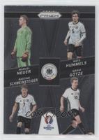 Manuel Neuer, Mats Hummels, Bastian Schweinsteiger, Mario Gotze