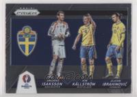 Kim Kallstrom, Zlatan Ibrahimovic, Andreas Isaksson