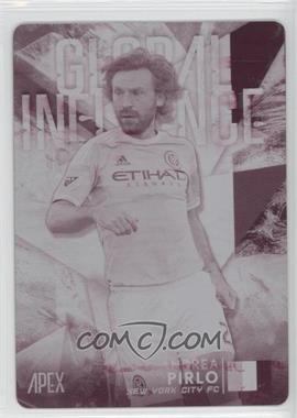 2016 Topps Apex - Global Influence - Printing Plate Magenta #GI-AP - Andrea Pirlo /1