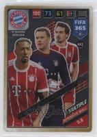 Defensive Wall - Jerome Boateng, Manuel Neuer, Mats Hummels