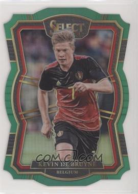 2017-18 Panini Select - [Base] - Green Prizm #122 - Mezzanine Die-Cut - Kevin De Bruyne /5