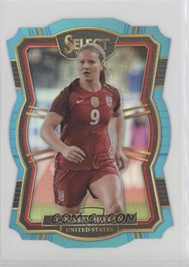 2017-18 Panini Select - [Base] - Light Blue Prizm #129 - Mezzanine Die-Cut - Lindsey Horan /249