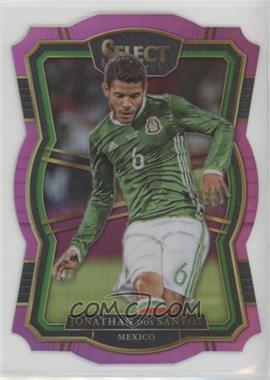 2017-18 Panini Select - [Base] - Pink Prizm #198 - Mezzanine Die-Cut - Jonathan dos Santos /60